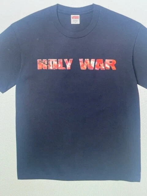 T shirt marine Supreme Holy War taille XXL FW24 artiste : David LaChapelle AUTHENTIQUE