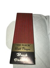 Vintage Tie Rack Horse Head Shaped Wall Plaque Tie Rack Brush  Shoehorn New