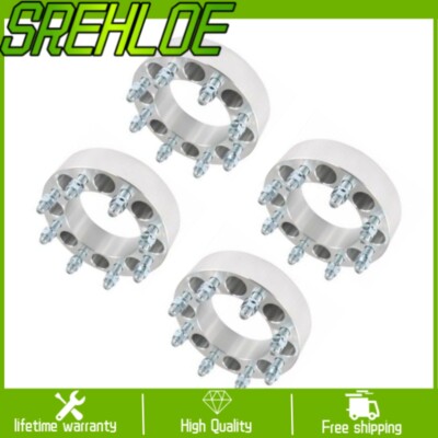 4pcs 2'' 8x165 to 8x170 Conversion (Hub to Wheel) Wheel Spacers with 14x1.5 Lug