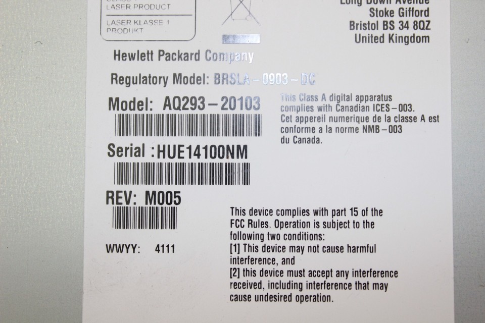 HP LTO 5 Tape Drive AQ29320103 BL544A LTO HH FC 603882001 eBay