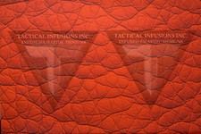 Kydex Sheet Approx 11 7/8" x 7 7/8" with Infused Orange Leather 1 Sheet