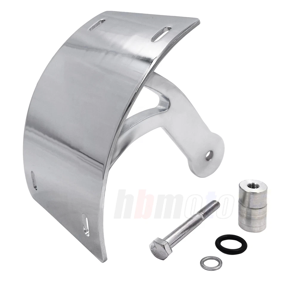 Chrome Side License Plate Bracket Holder Curve For Suzuki 06- 13 Boulevard M109R Foto 2 de 2