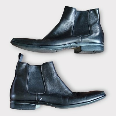 To Boot New York Mens Chelsea Boots Size EU 41 US 8 Black 