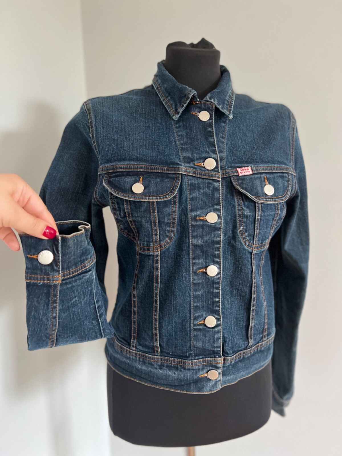Miss Sixty Ladies Denim Jacket Size L **Vintage Y2K eBay