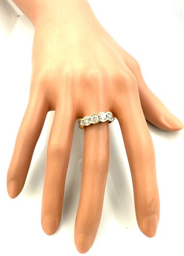 Magnífico Anillo Oro 18 Quilates - Anillo de Boda Diamantes 1 5,94 G - Imagen 5 de 5