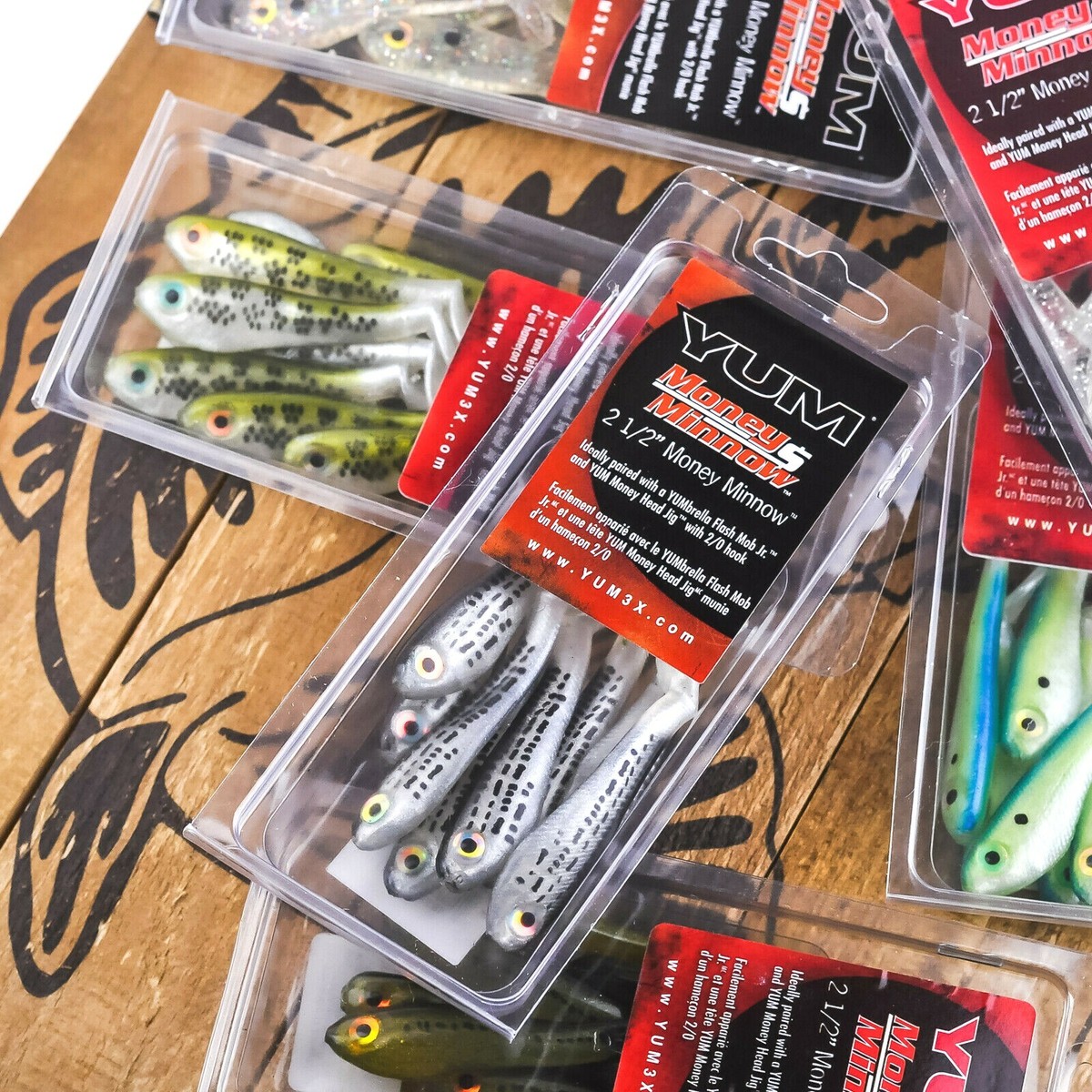 YUM Money Minnow Hollow Body Paddle Tail Soft Swimbait