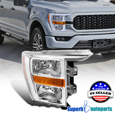 For 2021-2023 Ford F150 Single Right Driver Side Halogen Headlight  Headlamp