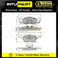 Adatto a Ford Focus 1998-2007 + altri modelli Set pastiglie freno anteriori Intupart