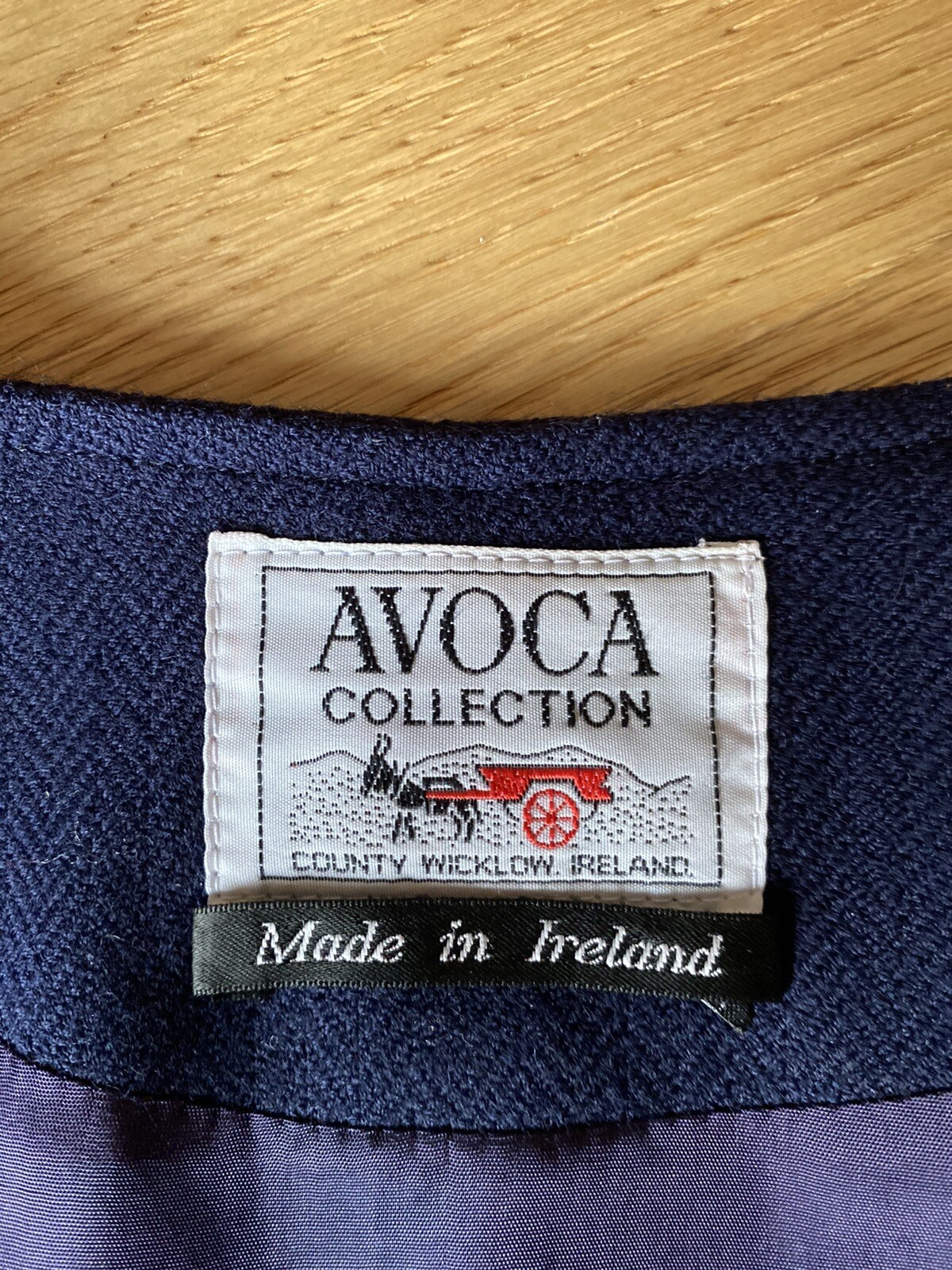 AVOCA COLLECTION MADE IN IRELAND PURE NEW WOOL COAT/ … Gem