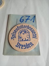 1 Stück DDR Bierdeckel, VEB, Felsen Keller, Dresden aus Sammlung Nr. 671