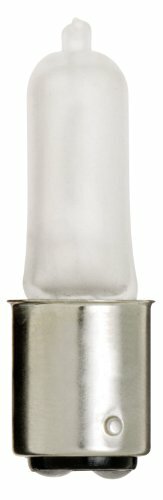 Satco S1982 120V 50-Watt T4 DC Bayonet Base Light Bulb, Fros
