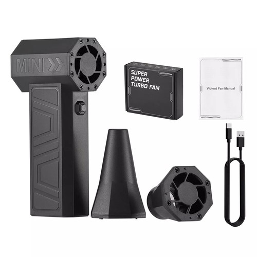Souffleur de Poussière Électrique PC Kit de Nettoyage Mini Souffleur d'Air pour Voiture Canapé Feuillage - Photo 12/12