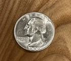 1955 D Washington Quarter 25c 90% Silver Exact Coin In Photos