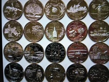 1999-2009-S-PROOF -STATE QUARTERS COMPLETE SET-56 BU UNC PROOF COINS