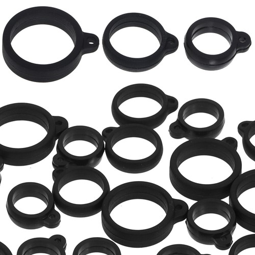 30 Pcs Silikon-Aufhängering Mann Pen-Anti-verlorene Gummi-Ringe Gadget-Ringe - Zdjęcie 10 z 12