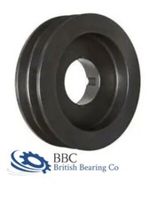 SPZ Z Section V Vee Belt Motor Pulley 2 Groove Taper Lock Bush - Choose Size