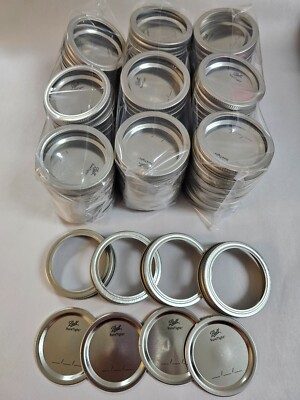 Ball Mason Jar Regular Mouth Lids and Rings for Canning - 60 count Brand New