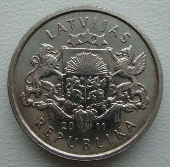 Latvia 1 Lats Gingerbread Heart 2011 Copper-Nickel Coin M - Image 3 of 4