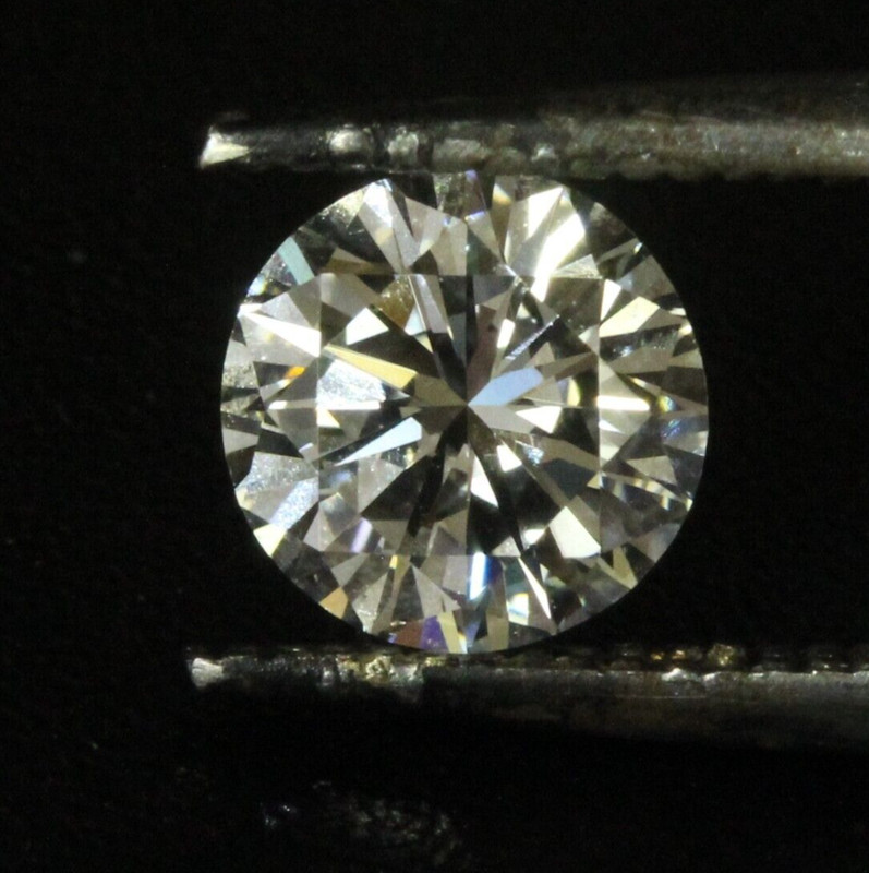 GIA certified 1.01ct VS2 F loose brilliant round diamond estate vintage Natural