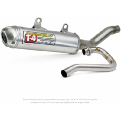 PRO CIRCUIT T-4 Kommplettanlage Edelstahl/gebürstetes Aluminium Schalldämpfer/Ed