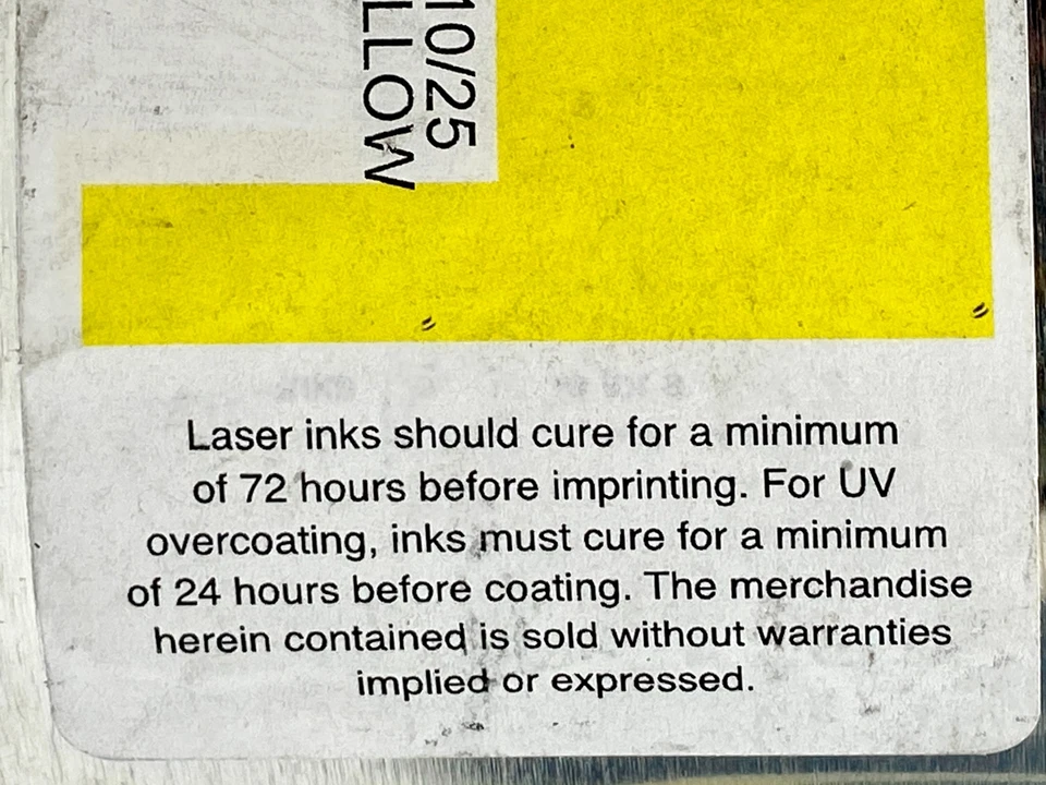 Cabstone Yellow Offset Ink CR‑63519 Pigment Offset Printing Ink 5 lbs - Image 4 of 4