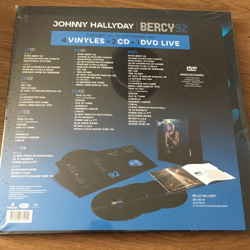 JOHNNY HALLYDAY - Bercy 92 [Coffret Collector 4LP + 2CD + 1DVD - Tirage limité] - Imagen 2 de 2