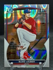 BLAKE LOUBIER 2023 BOWMAN CHROME PROSPECTS LAVA REFRACTOR RC #226/399 RED SOX