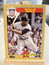 2022 Topps 35th Anniversary All Star Willie Mays Card #87AS-48 1987 Design  