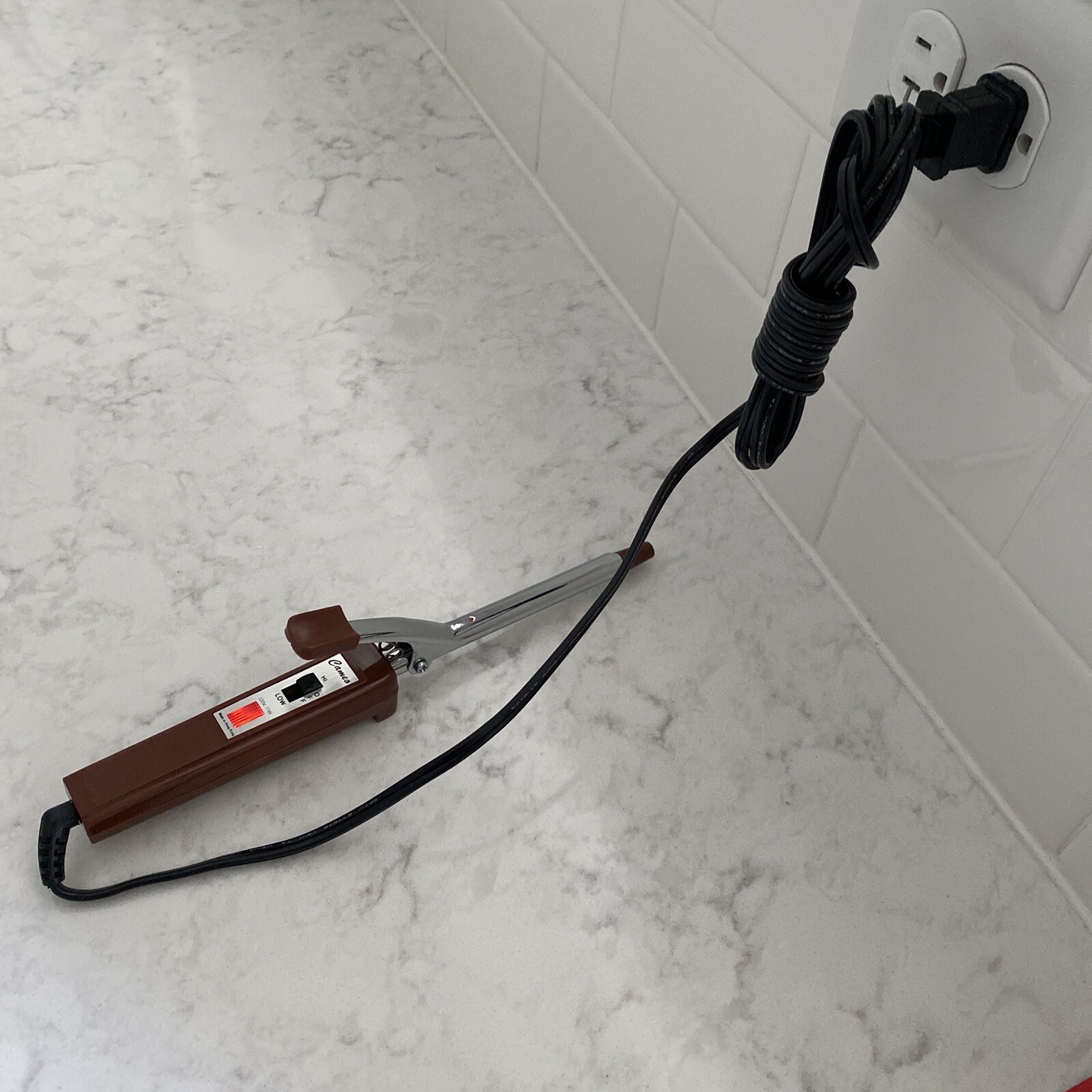 Vintage Curling Iron Micro-Mini 3/8” Barrel New