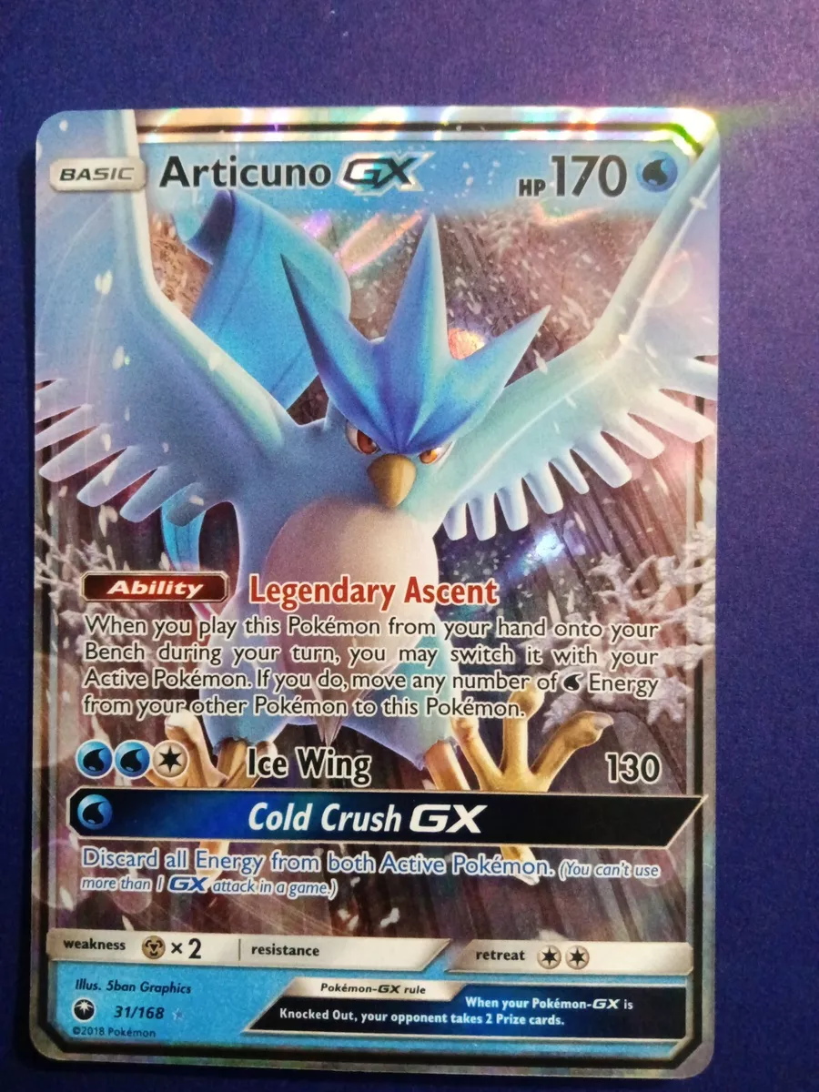 Articuno GX - Celestial Storm Pokémon card 31/168