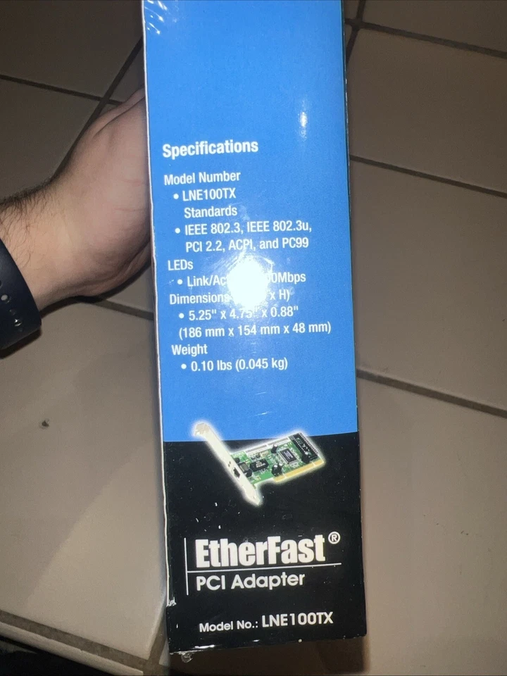 Linksys EtherFast® LNE100TX (745883549382) Network Adapter - Image 3 of 4