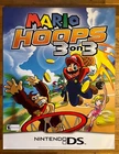 🔥Super Mario Hoops 3 on 3 Nintendo DS Vintage Video Game PROMO Poster RARE!!!🔥