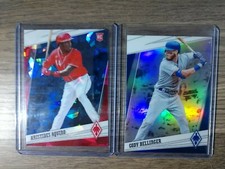 Aristides Aquino 2020 Chronicles Phoenix Blue Ice RC/99 & Cody Bellinger