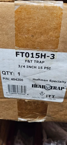 Hoffman Specialty 404200 Float & Thermostatic Steam Trap