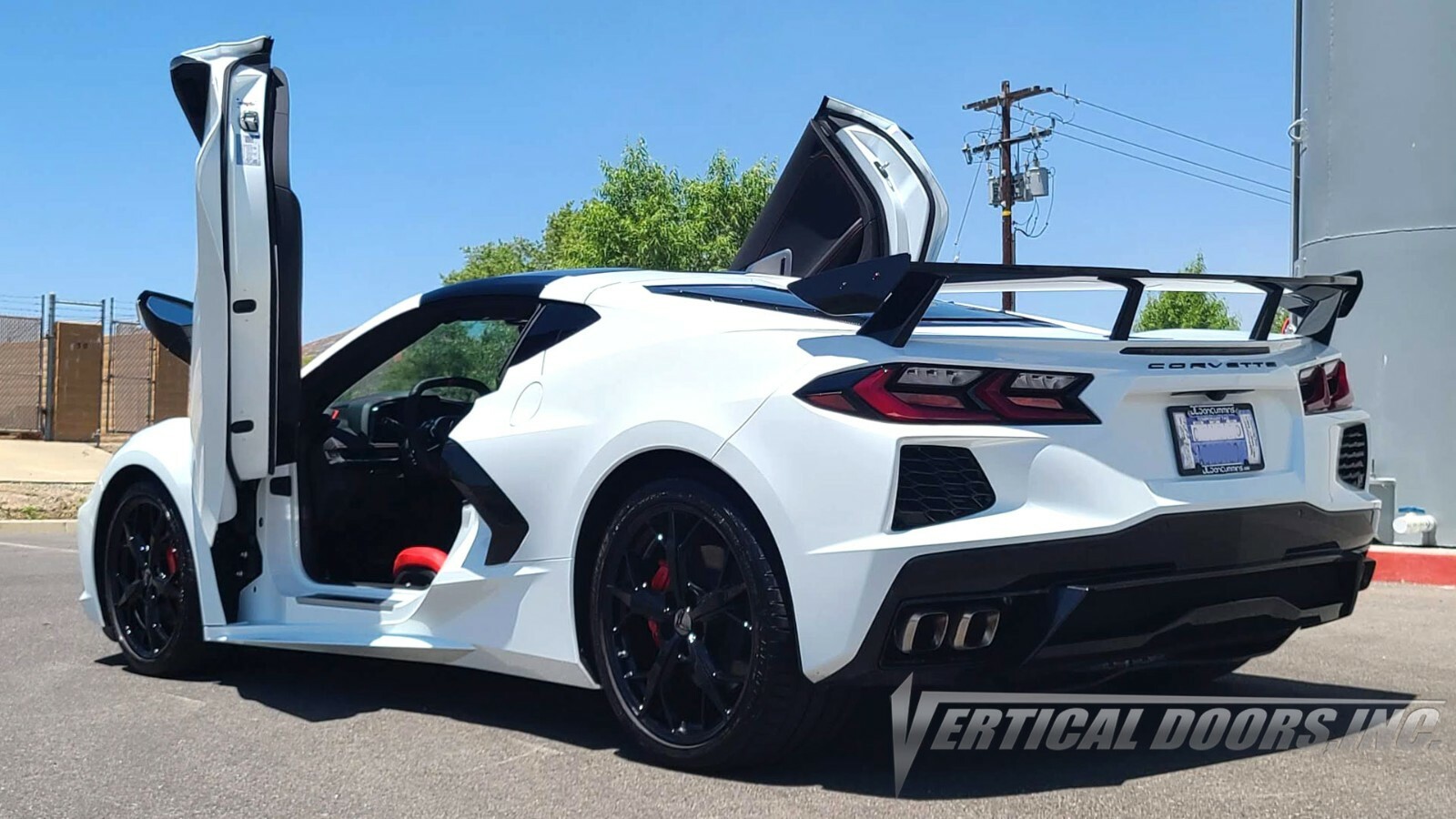 Chevy Corvette C8 2020-2026 Vertical Doors INC. Bolt on Lambo Door Kit -IN STOCK