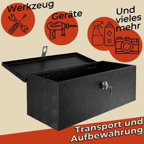 Selección caja de timón caja de herramientas Truckbox caja de aluminio caja de transporte negro trucky - Imagen 41 de 85