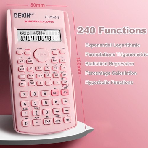 Standard Function Calculator 2-Line Math Calculators for Student and Teacher - Photo 11/12
