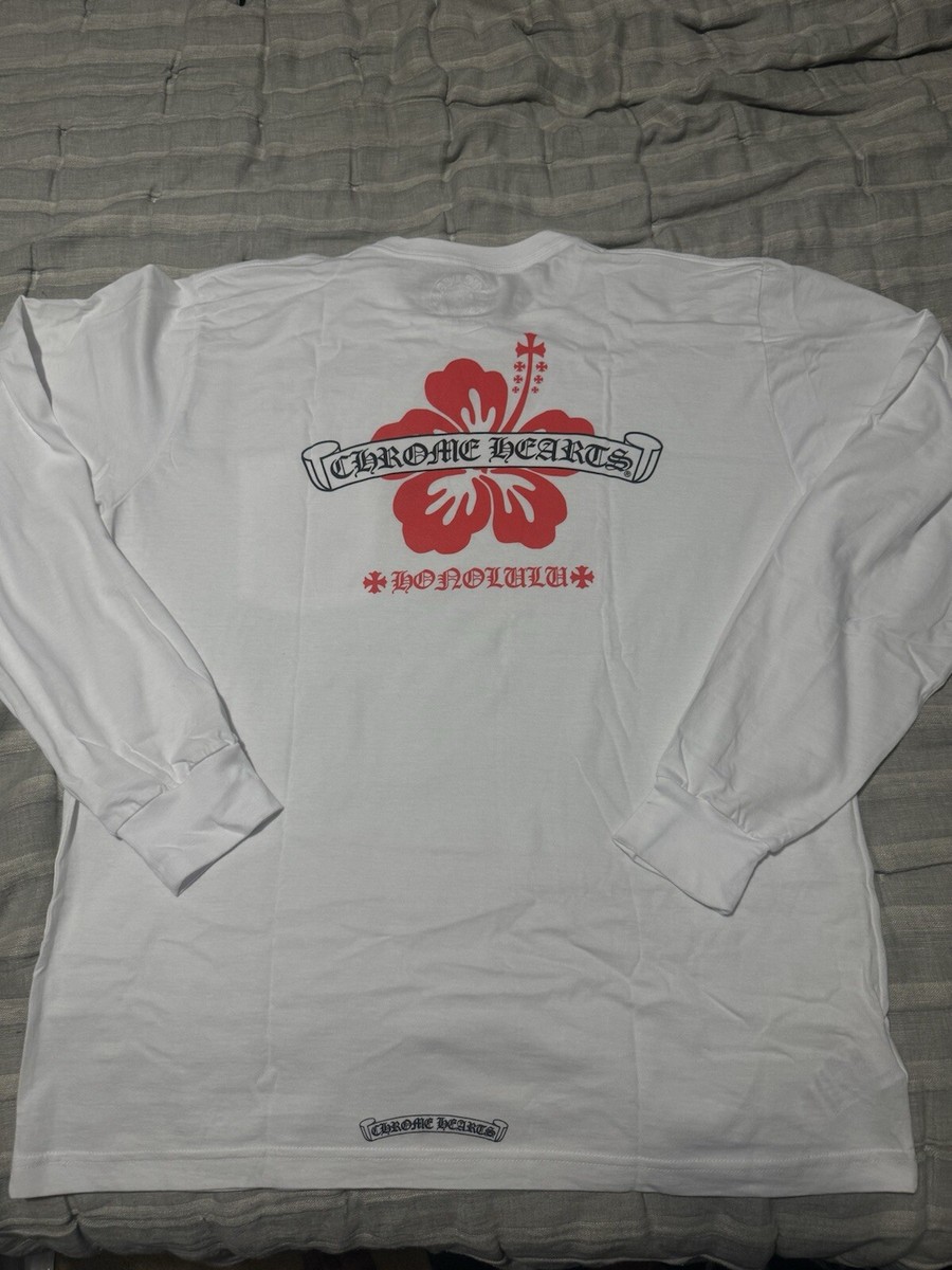Size XL Chrome Hearts Honolulu Exclusive Tee Hibiscus Longsleeve