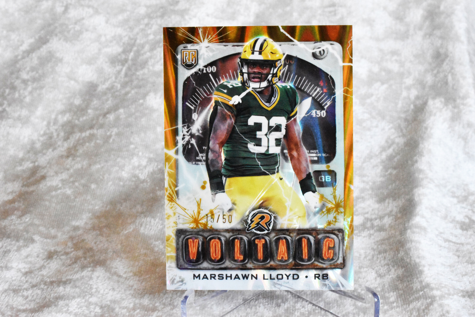 MarShawn Lloyd Topps Resurgence Voltaic #V20 Gold Power Surge