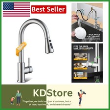 Effortless Dual Spray Kitchen Faucet with High Arch Gooseneck Ceramic Valve