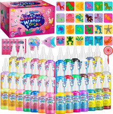 Magic Water Elf Toy Kit for Kids, 40 Bottles Aqua Fairy Water Gel Set, 4 Styles