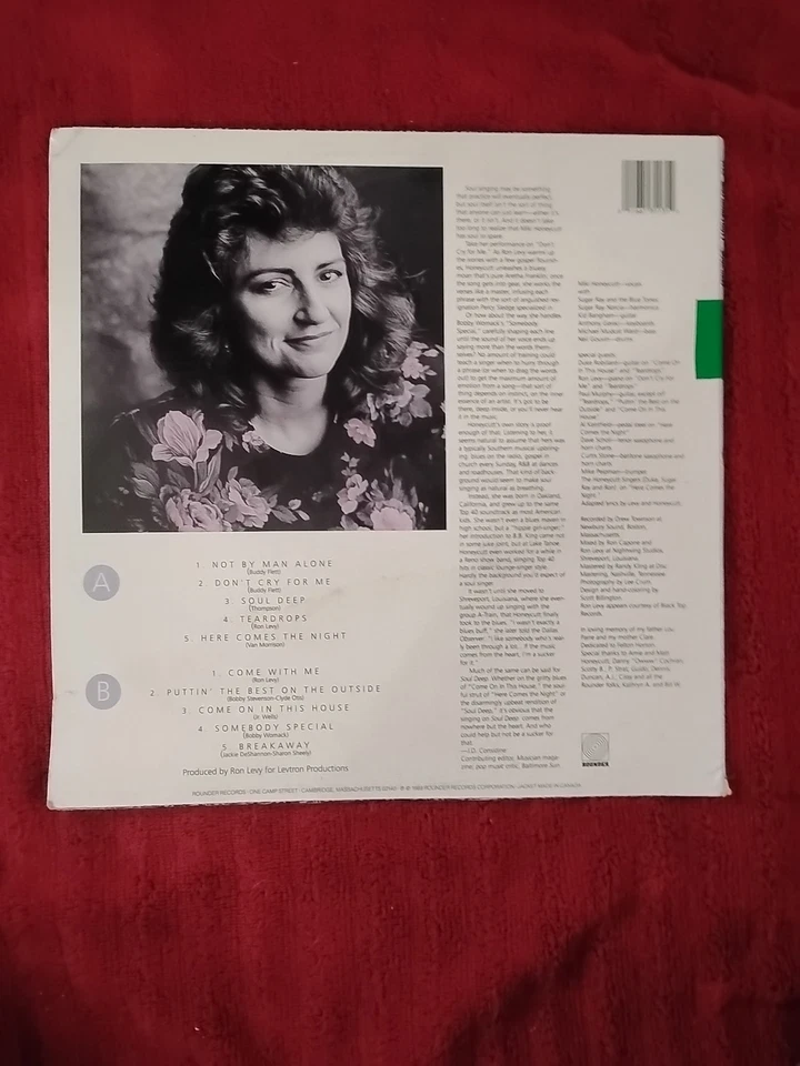 Miki Honeycutt Soul Deep 1989 Rounder 3113 Promo VG+ NM - Image 2 of 4