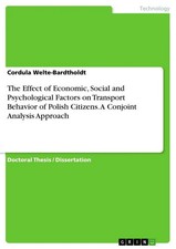 Cordula Welte-Bardtholdt | The Effect of Econ...