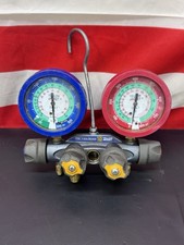 YELLOW JACKET Titan 4-Valve Manifold Gauge Set for R-22 R-404A R-410A HVAC