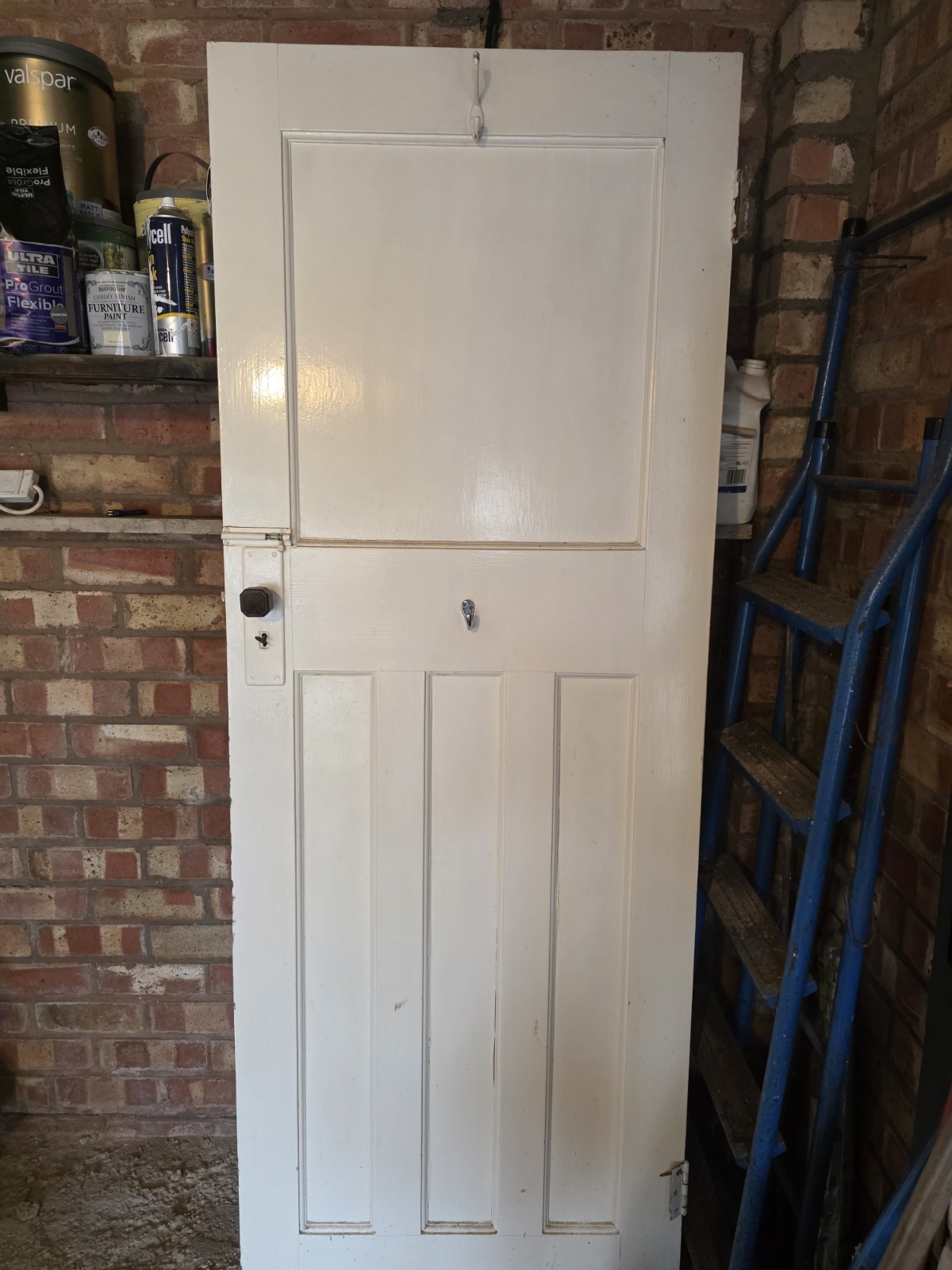 1930s Solid Wood Internal Door Original