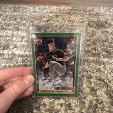 Topps 2026 Series 1 Bubba Chandler 1991 Auto Green /99 RC Pirates #91A-BC