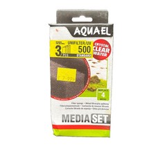 3X Aquael Unifilter Uv Standard 500 3 Pcs