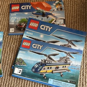 LEGO City instruction books Only 60043 60054 60060 60061 ++ Lot Of 20 Booklets 