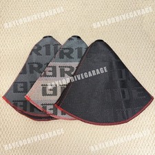 Universal Racing Hyper Fabric Shift Knob Shifter Boot Cover Mtat Stitches