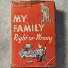 John Philip Sousa III My Family Right or Wrong Hardcover Illustrated 1943 FIRST